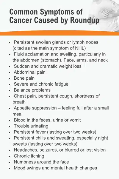 Roundup Cancer Common Symptoms